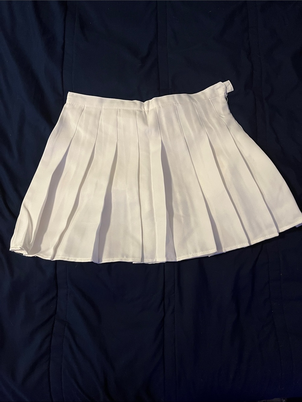 White Pleated Mini Skort - Women's Classic Tennis Style size 2XL